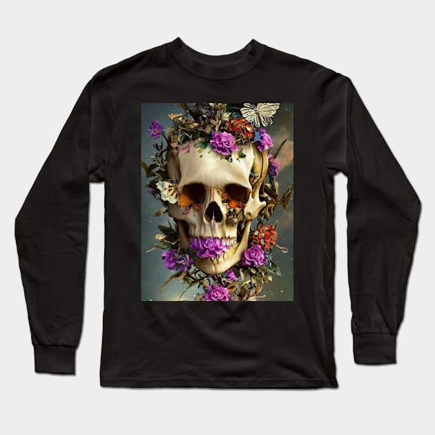 Bones and Botany Long Sleeve T-Shirt by levelsart